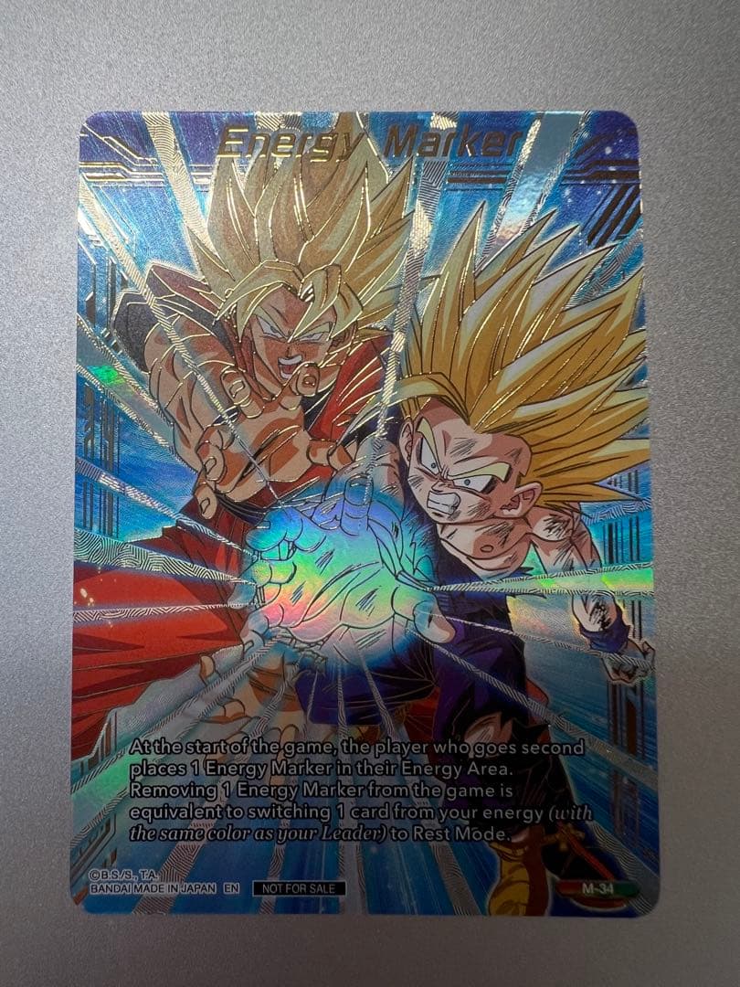 ドラゴンボール超カードゲーム　大会プロモ　エナジーマーカー　孫悟飯M-34 英語