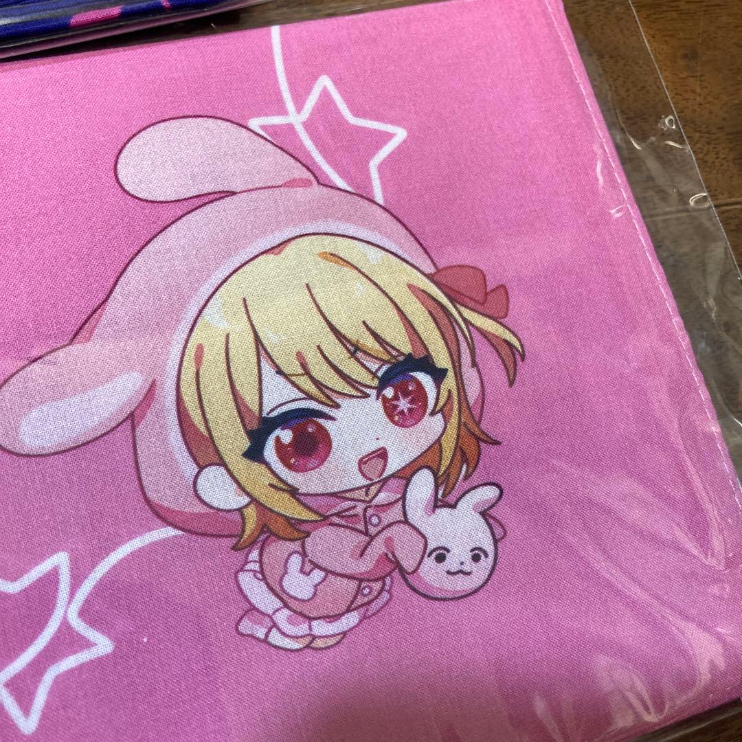 推しの子 星野アイ アニプラス 韓国限定 ポップアップ ハンカチ セット