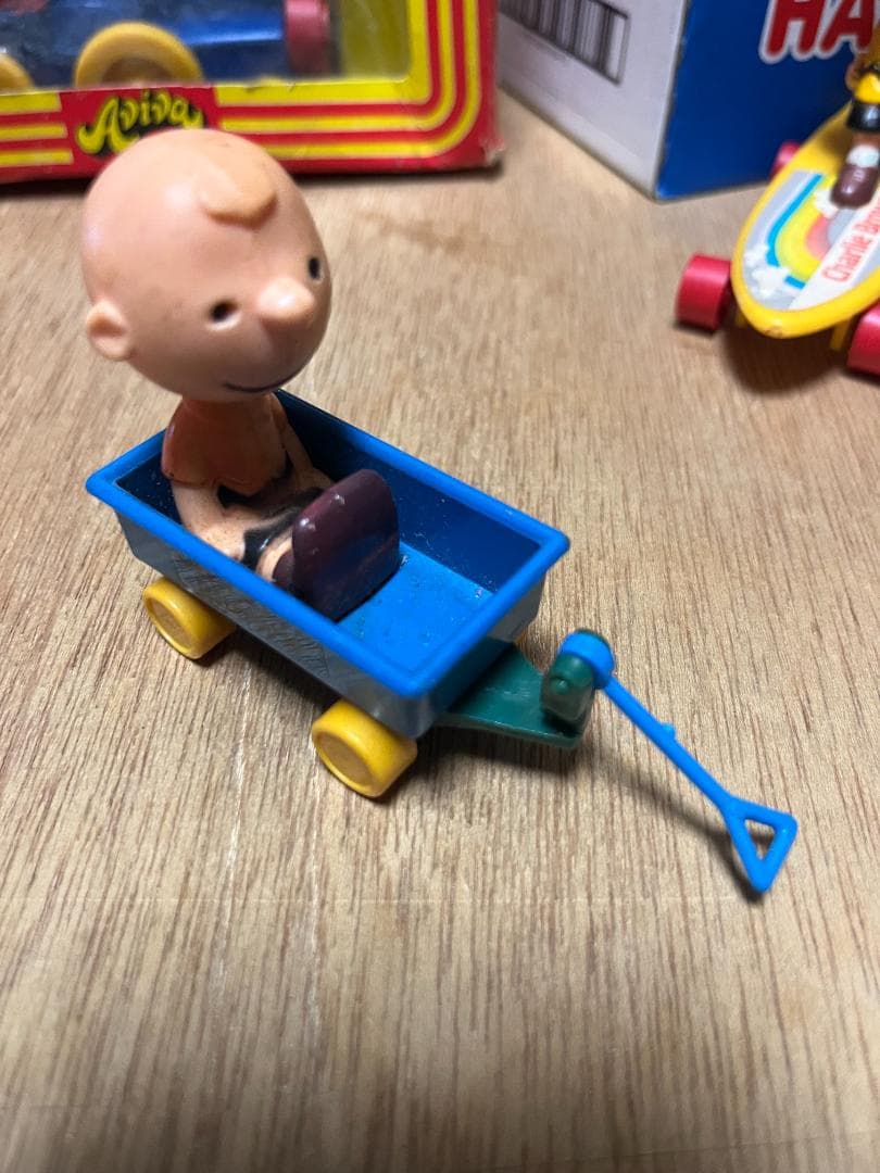 AVIVA スヌーピー　SNOOPY 　トロッコ　ダイキャストミニカー
