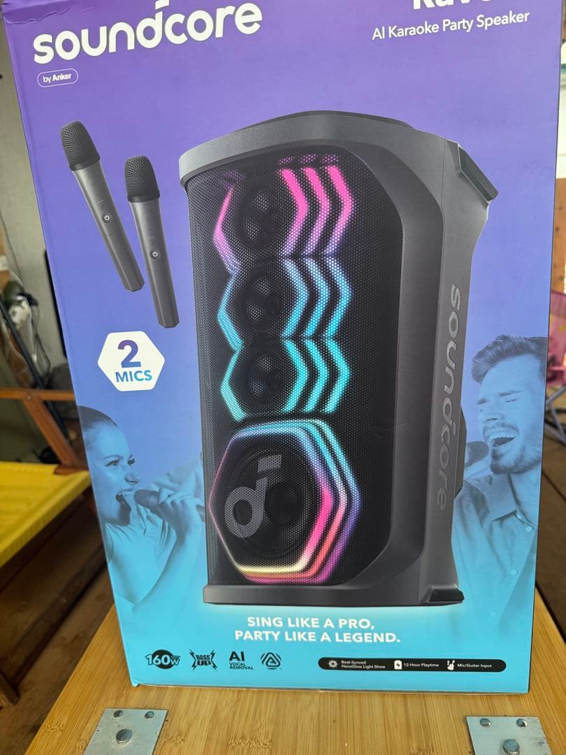 Soundcore Rave 3 AIカラオケスピーカー