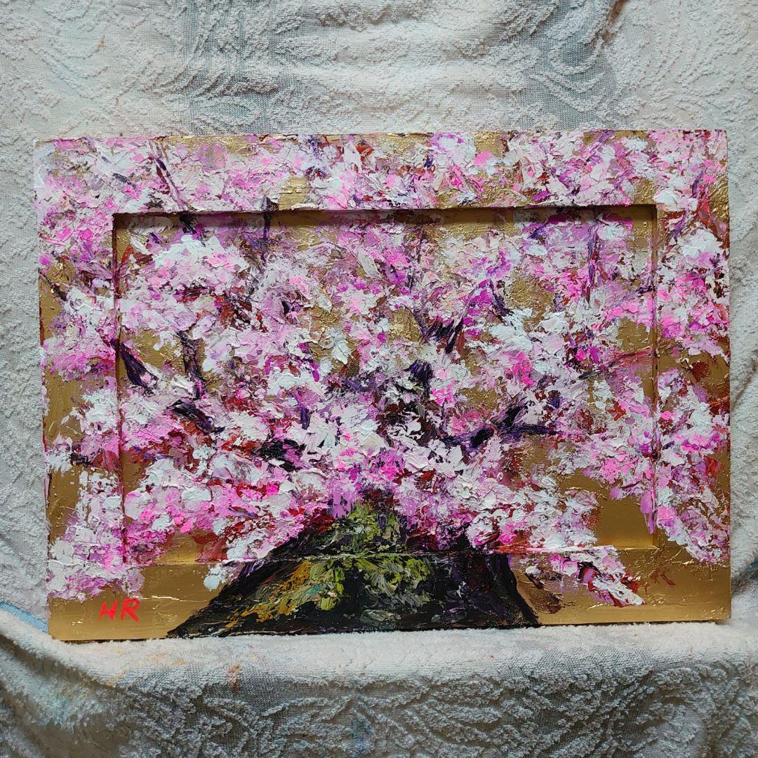 油絵 絵画【雪の道】