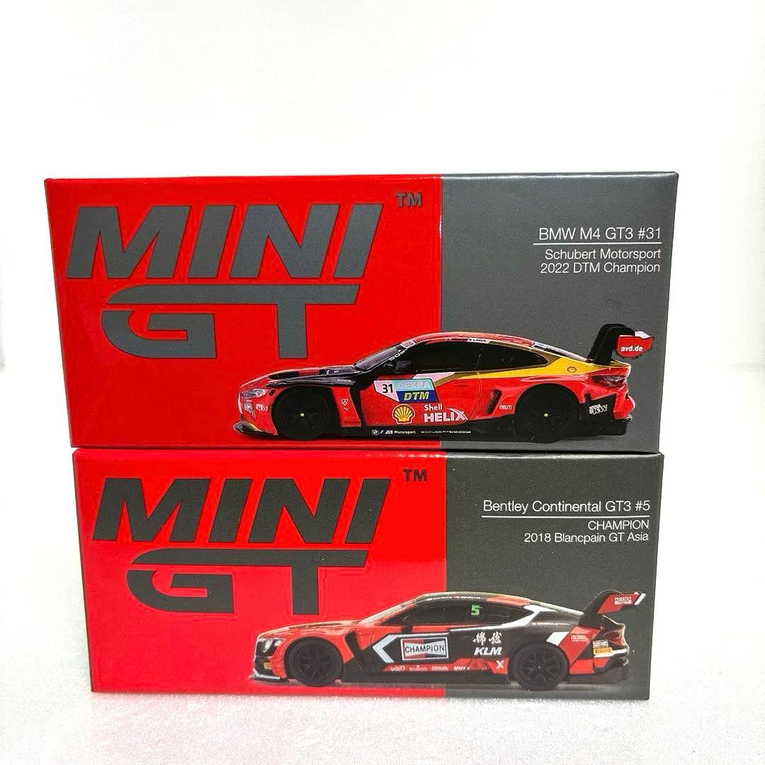 MINI GT BMW M4 GT3 & Bentley GT3 セット
