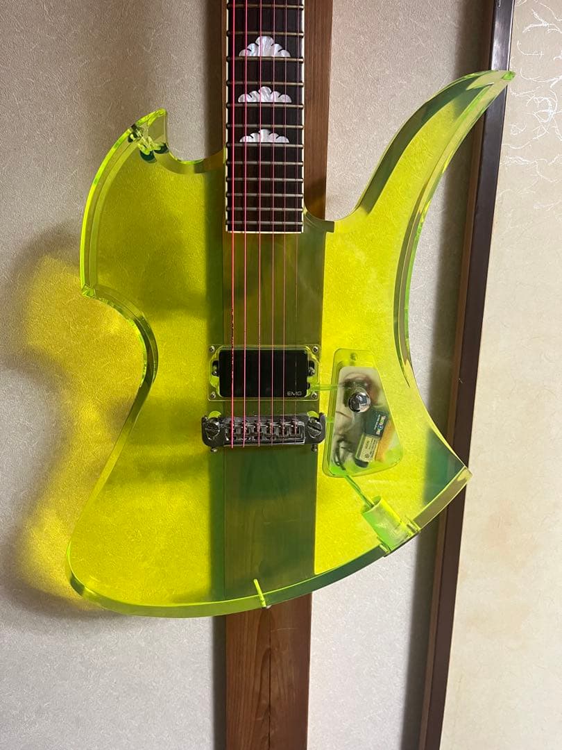 hide FERNANDES MG-115 CGR SKULLストラップ set