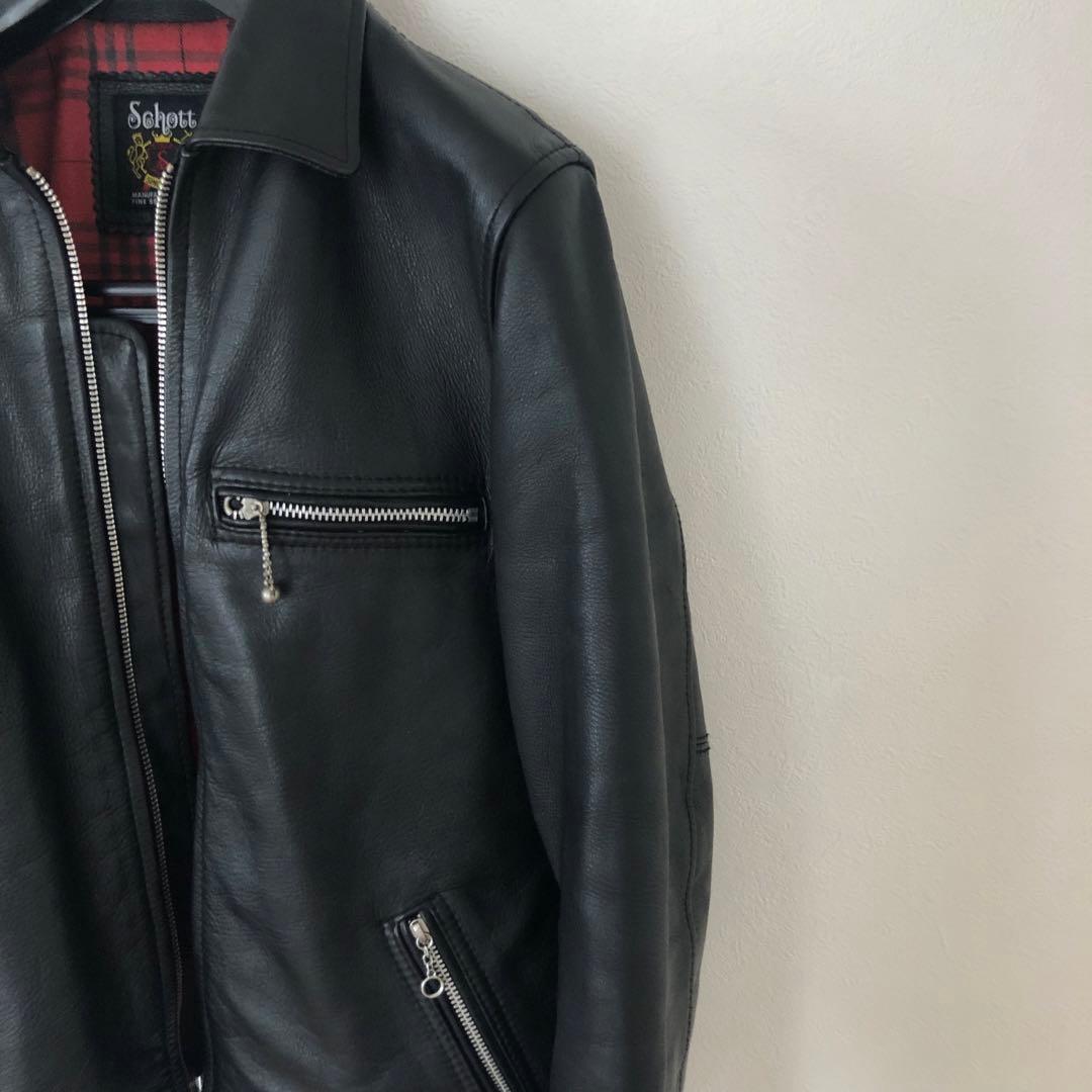【美品】Schott ショット クラッシック トラック レザージャケット　牛革