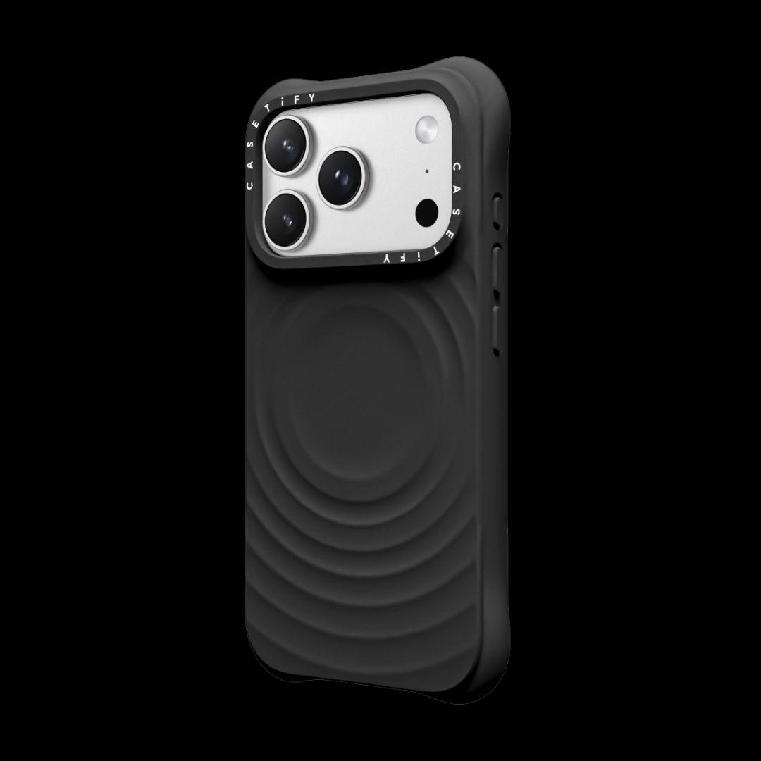 CASETiFY ウェーブ シリコンケース iPhone 17 Pro ブラック