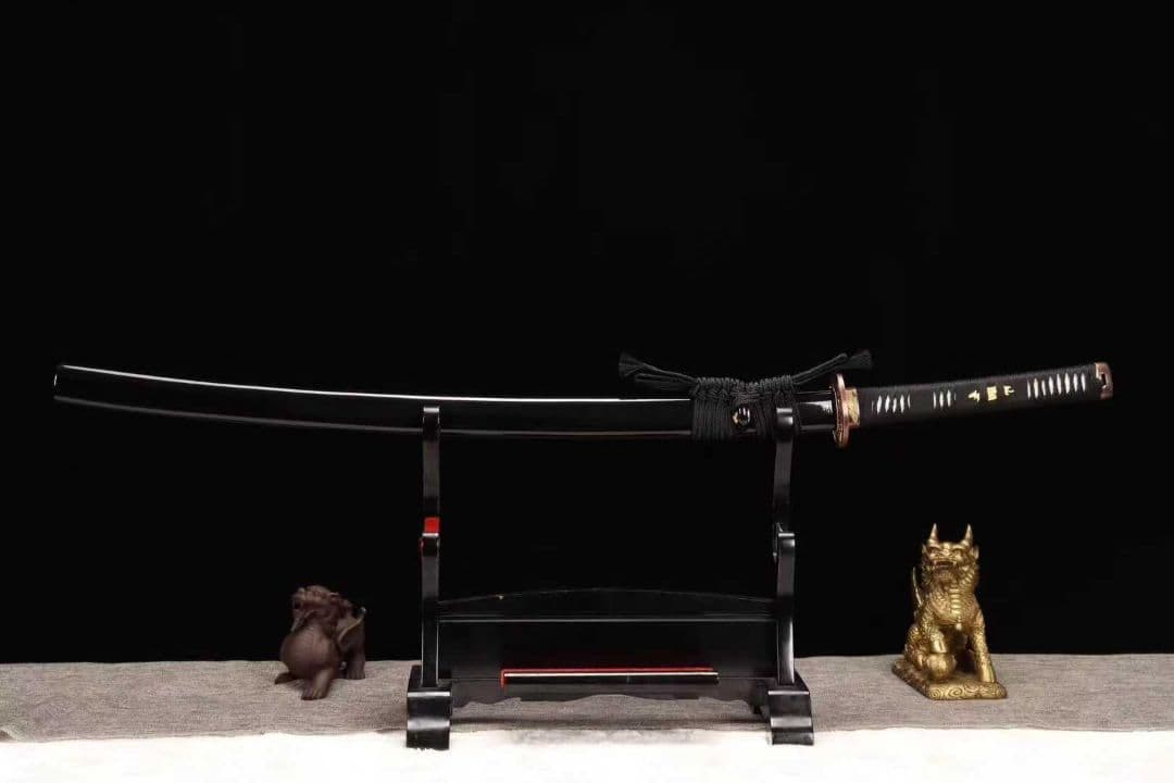 【鵜首造武士刀】古兵器 刀装具 日本刀　模造刀 居合刀 武士道 鑑賞用 美術刀