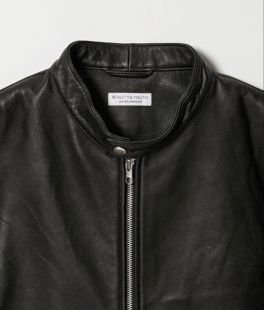 WEB限定 WARDROBE SMART シープ シングルライダースジャケット