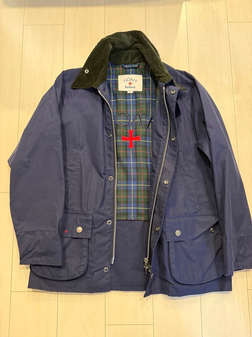 NOAH + Barbour ネイビー ジャケット