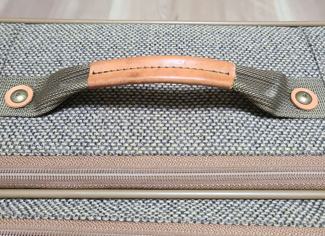 ハートマン キャリーケース ツイード/ベルティングレザー