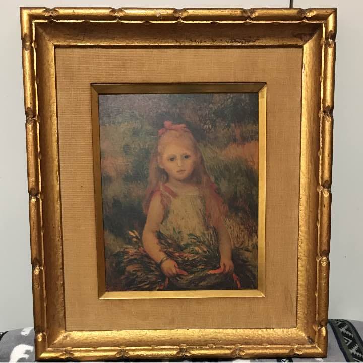 海外絵画 ルノアール　レプリカ 額入り