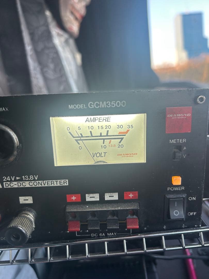 GCM3500 DC-DCコンバーターとDRー735アルインコ受信機セット50Ｗ