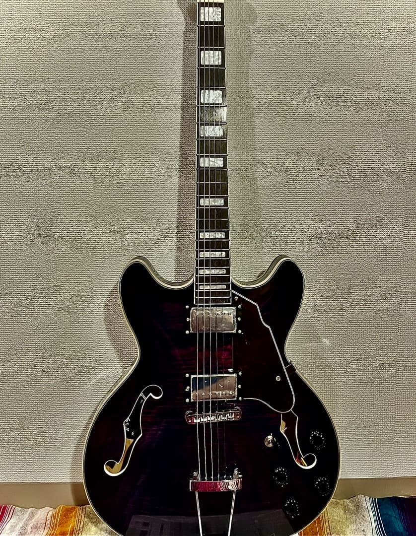 ギター GROTE 335 style Jazz Electric Guitar