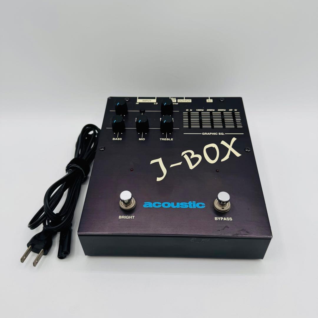 【希少】acoustic J-BOX ベース用プリアンプ