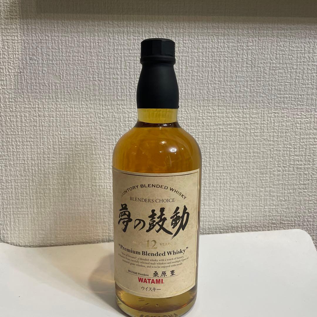 古酒 サントリー プレミアム　レンデッドウイスキー　夢の鼓動 12年　未開封