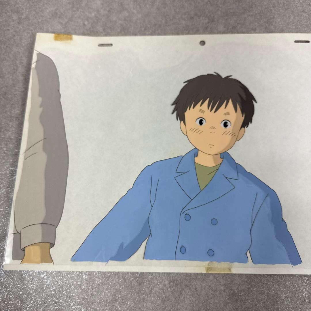 希少 おもひでぽろぽろ あべくん セル画 37-4 B5 スタジオジブリ