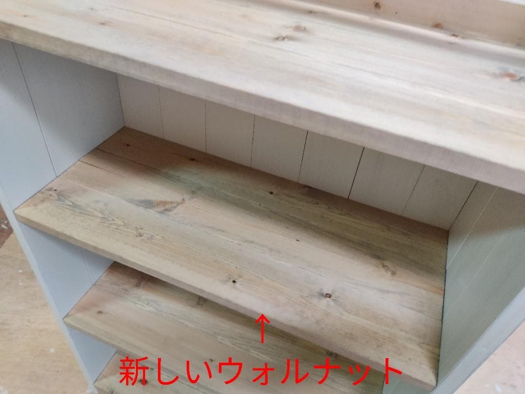 サイズ、デザインオーダー可●超ワイドカウンターテーブル●シャビーホワイト受注製作