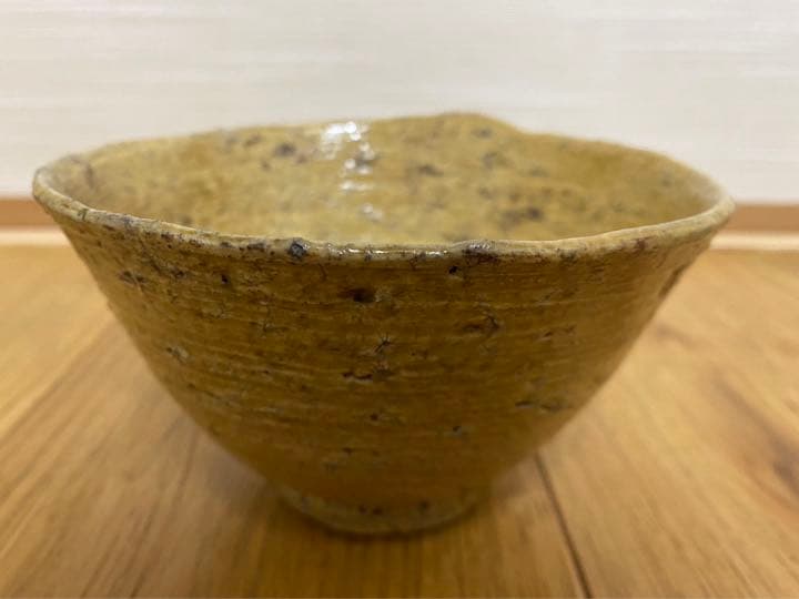江戸期　黄伊羅保茶碗　八代乾山　如仙織箱　二重箱