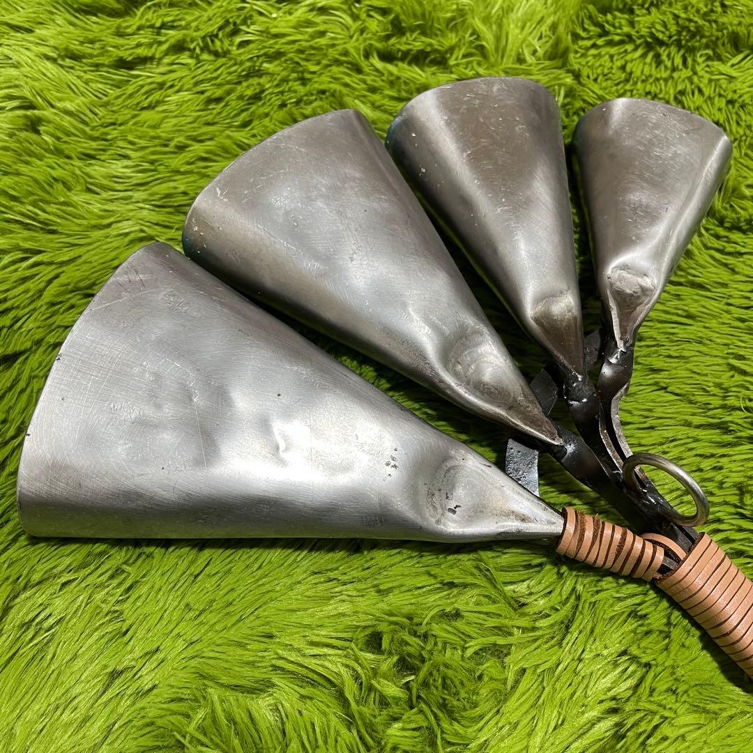 【タイムセール】アゴゴ　4連　Kalango ブラジルパーカッション　サンバ楽器