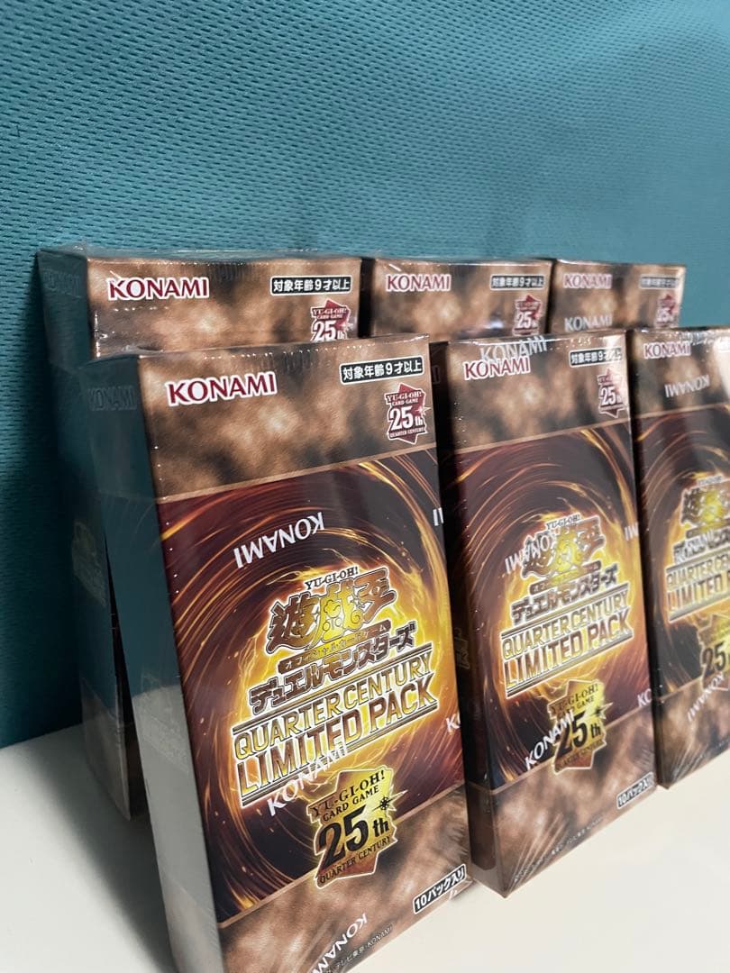 遊戯王　クォーターセンチュリーリミテッドパック6BOX