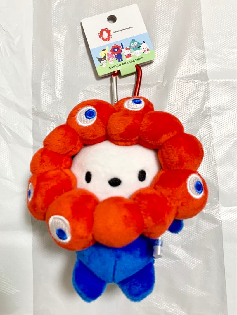 万博 サンリオ ポチャッコ ミャクミャク ぬいぐるみ キーホルダー カラビナ