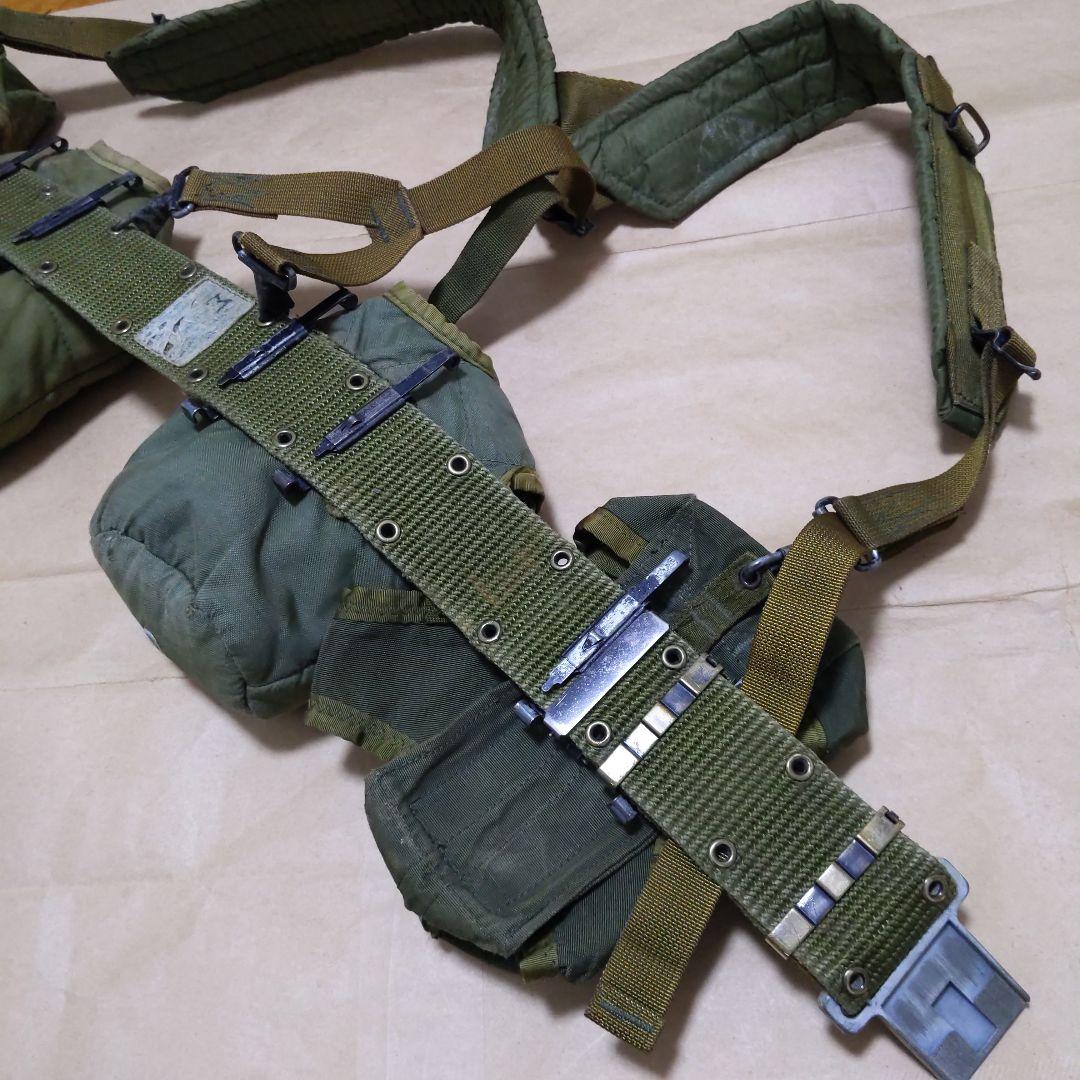 アメリカ軍ALICE装備 LC−1/−2ベルト/サスペンダー/ポーチ 実物中古品