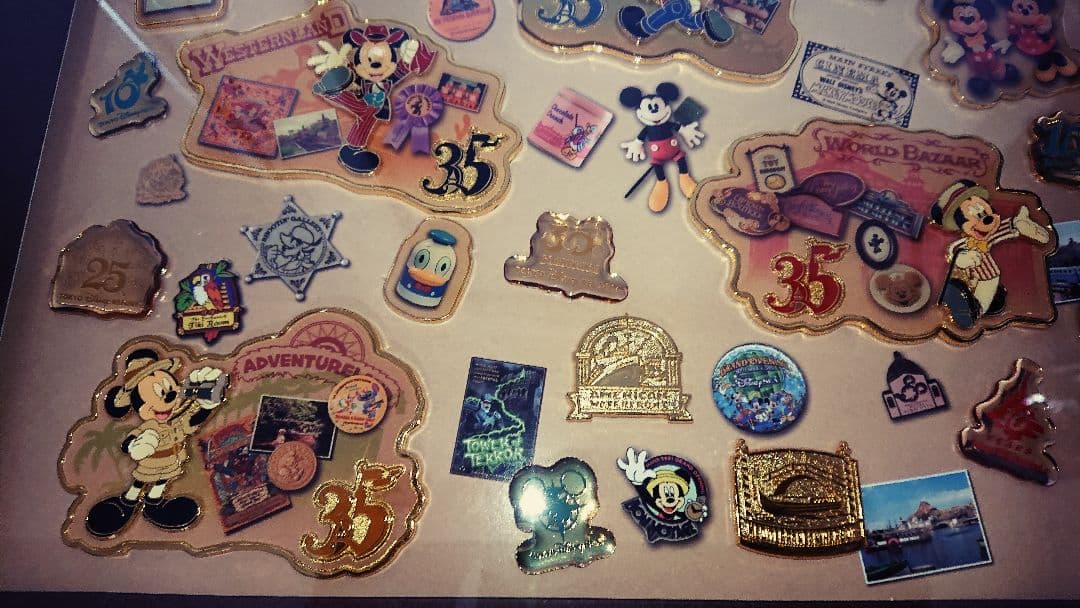 忍【新品】ディズニー35周年ピンバッチコレクション【限定品】