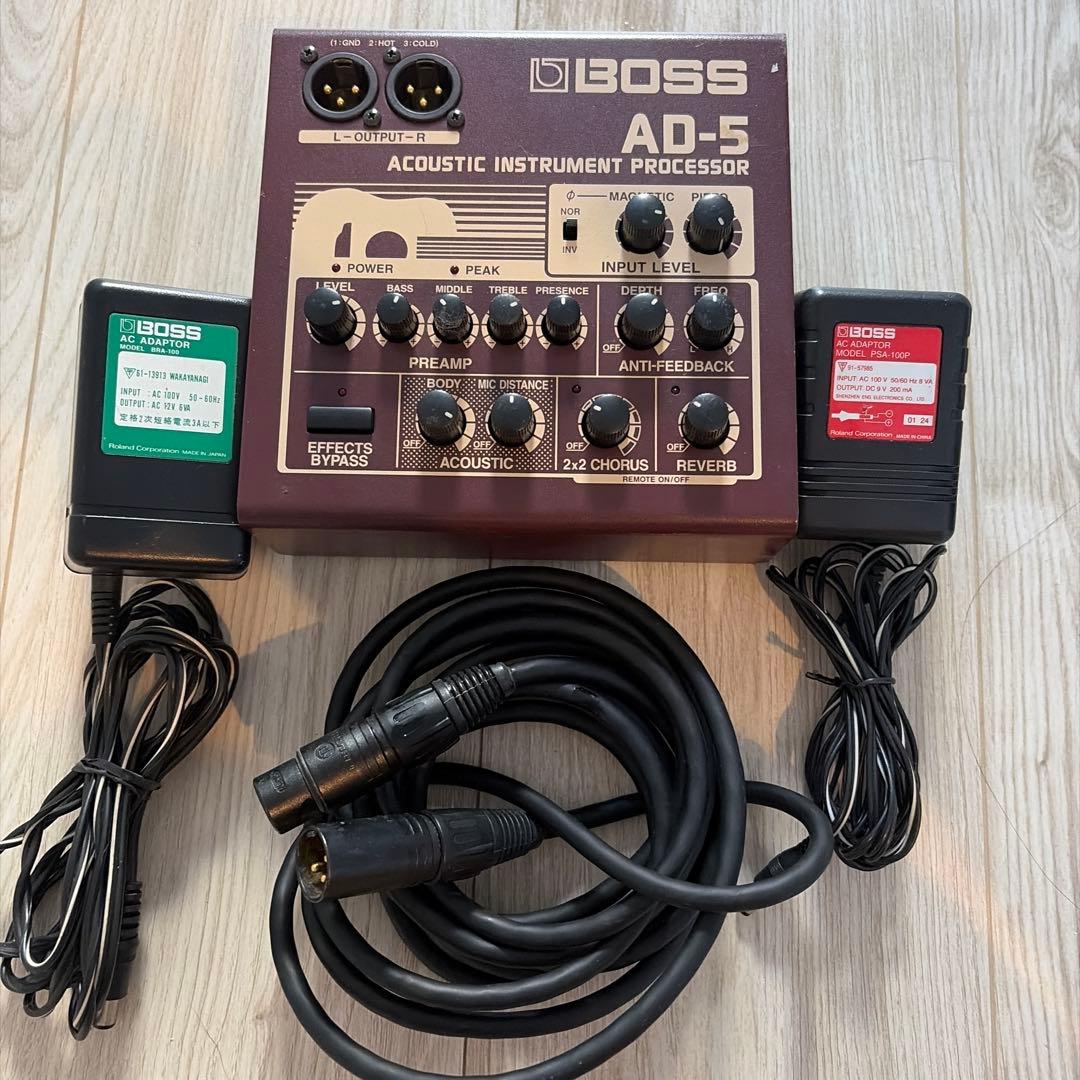 BOSS AD-5 アコースティック用プリアンプ