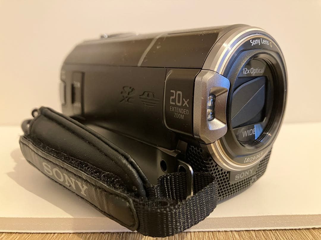 【美品・完動】SONY HDR-CX590 ビデオカメラ本体バッテリー付属