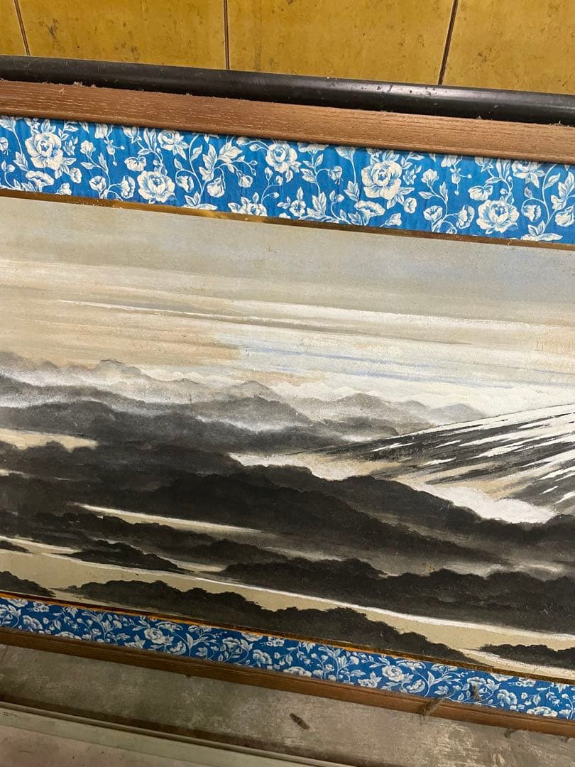扁額　富士山