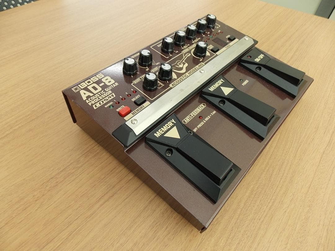 ■BOSS AD-8■ステージ用アコースティック・ギター・プロセッサー■元箱付■