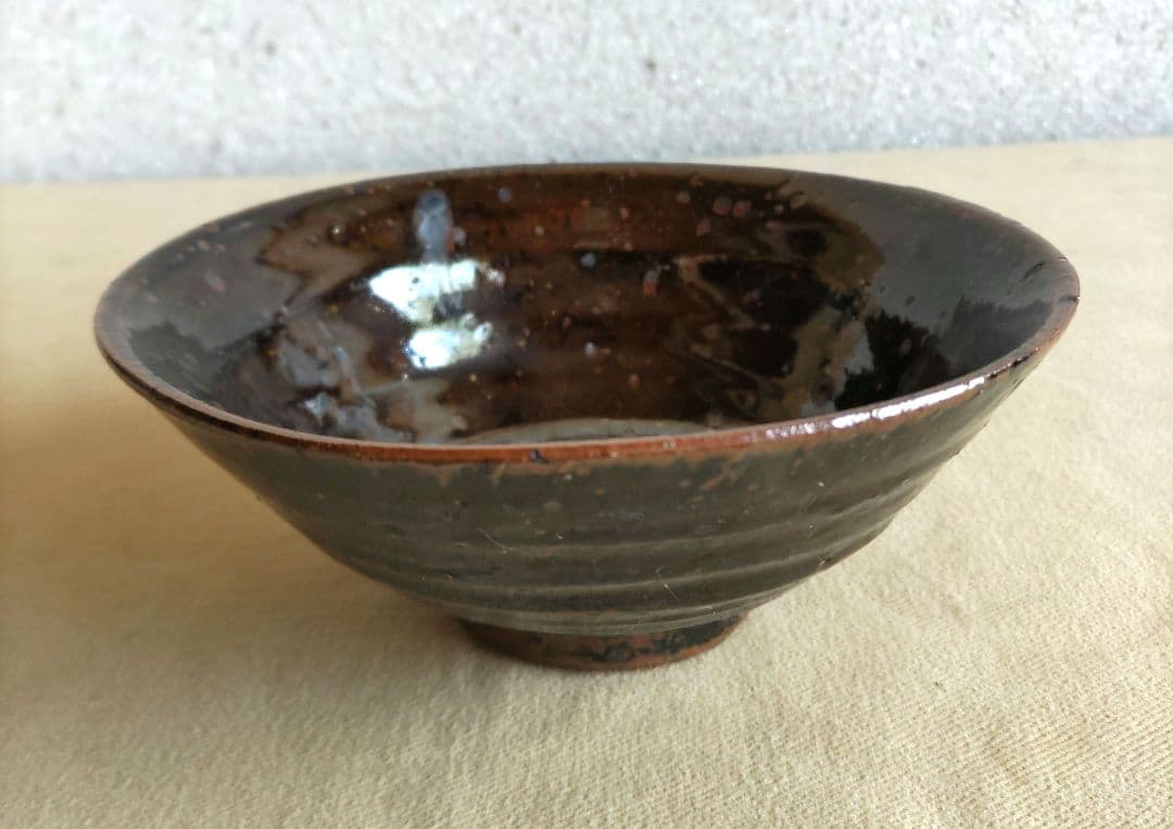 飴釉茶碗　鉢　H23
