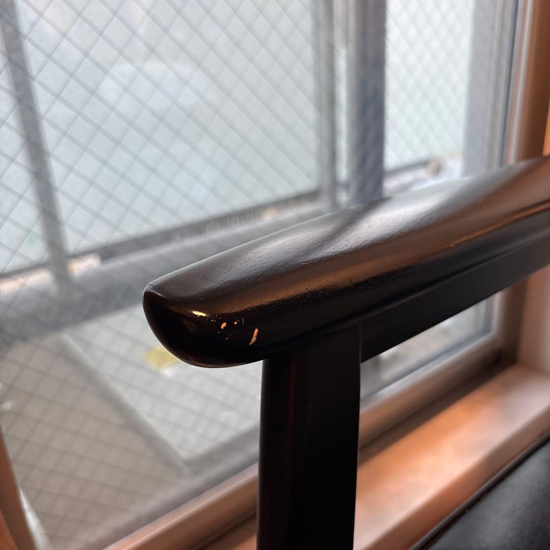 【美品】カリモク60 kチェア ブラックブラック