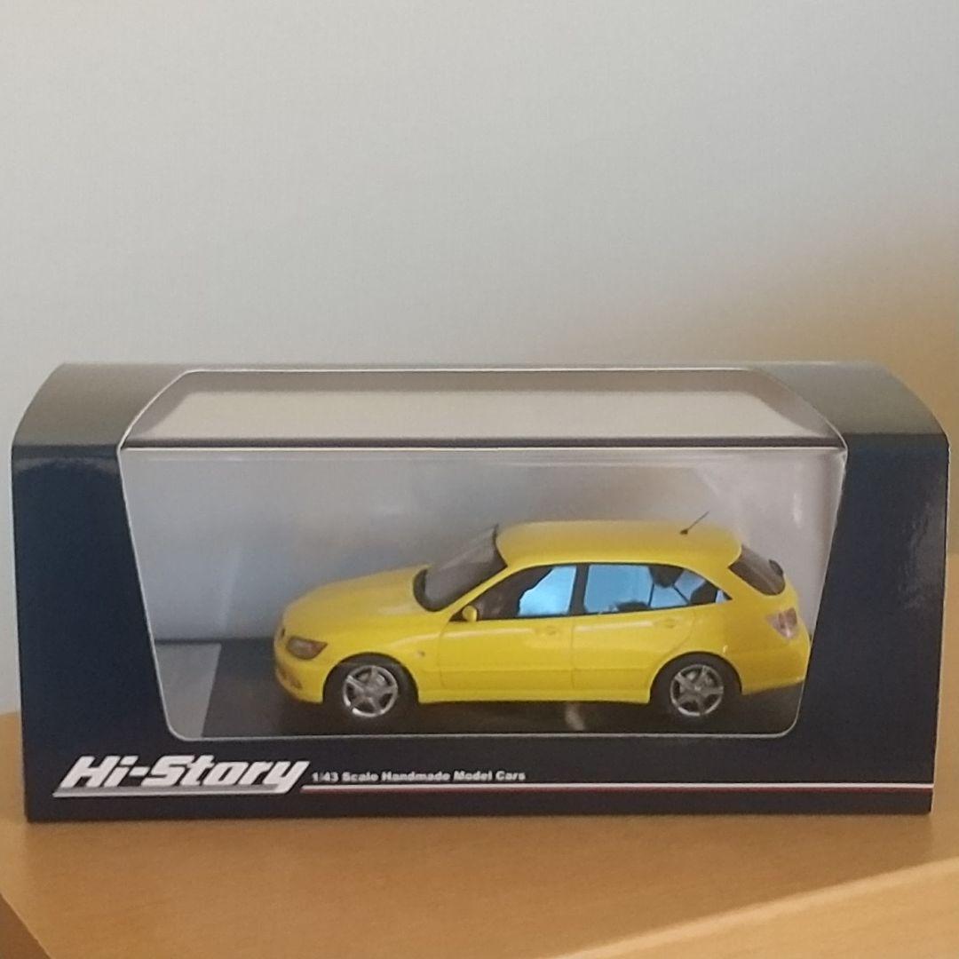 トヨタ アルテッツァジータ ミニカー イエロー ハイストーリー