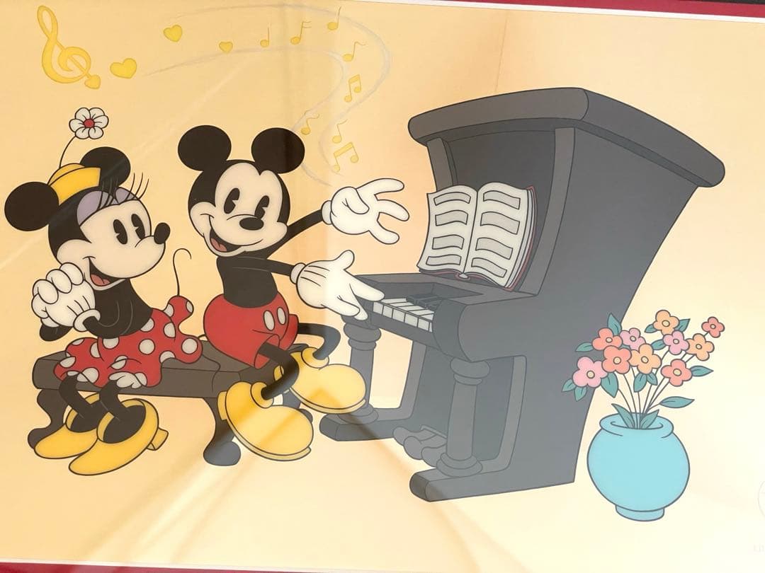 ディズニー 限定品 ミッキー＆ミニー セル画