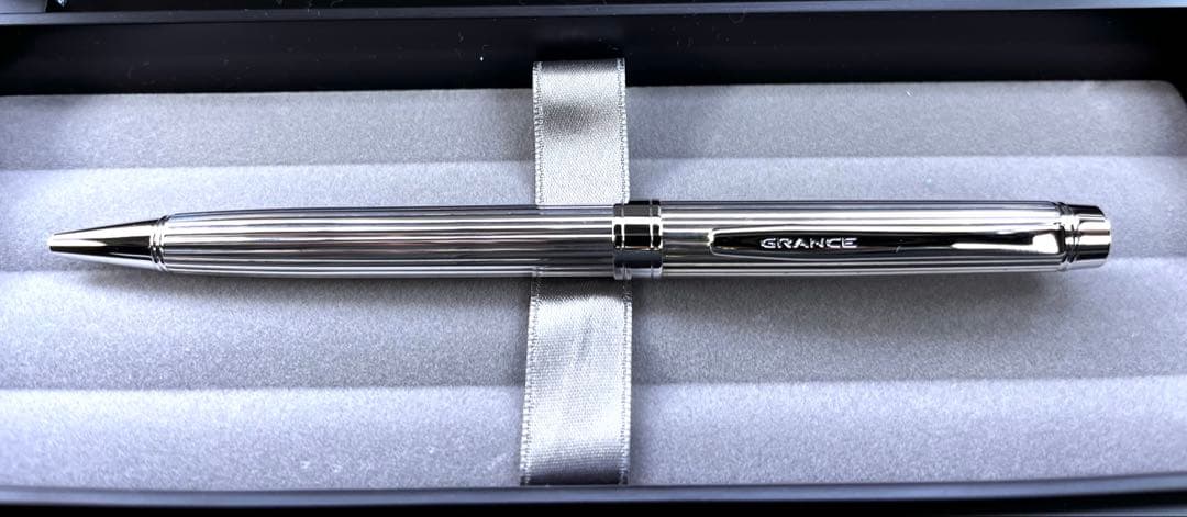 PILOT グランセ スターリングシルバー ボールペンバーリィコーン ストライプ