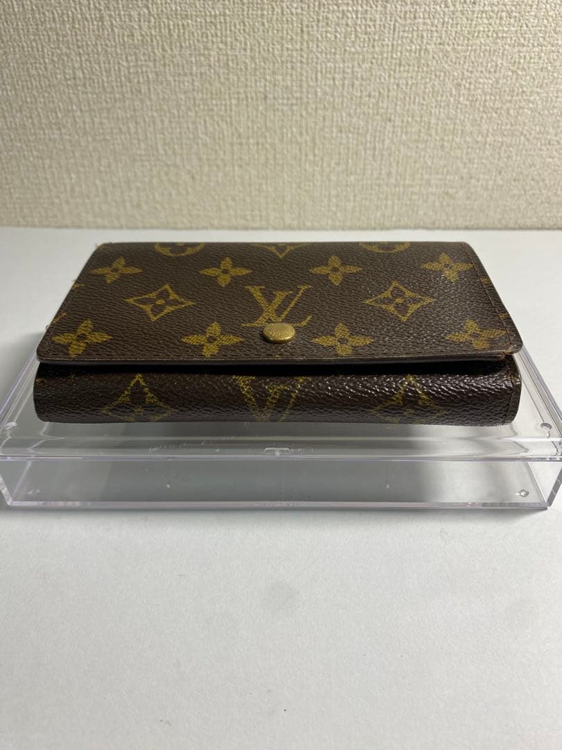 ✨美品✨ルイヴィトン モノグラム ポルトモネビエトレゾール 二つ折り財布