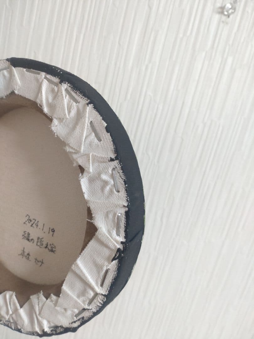 何かが隠れている油絵【緑の隠れ家】1点物の原画◆作者サイン入り