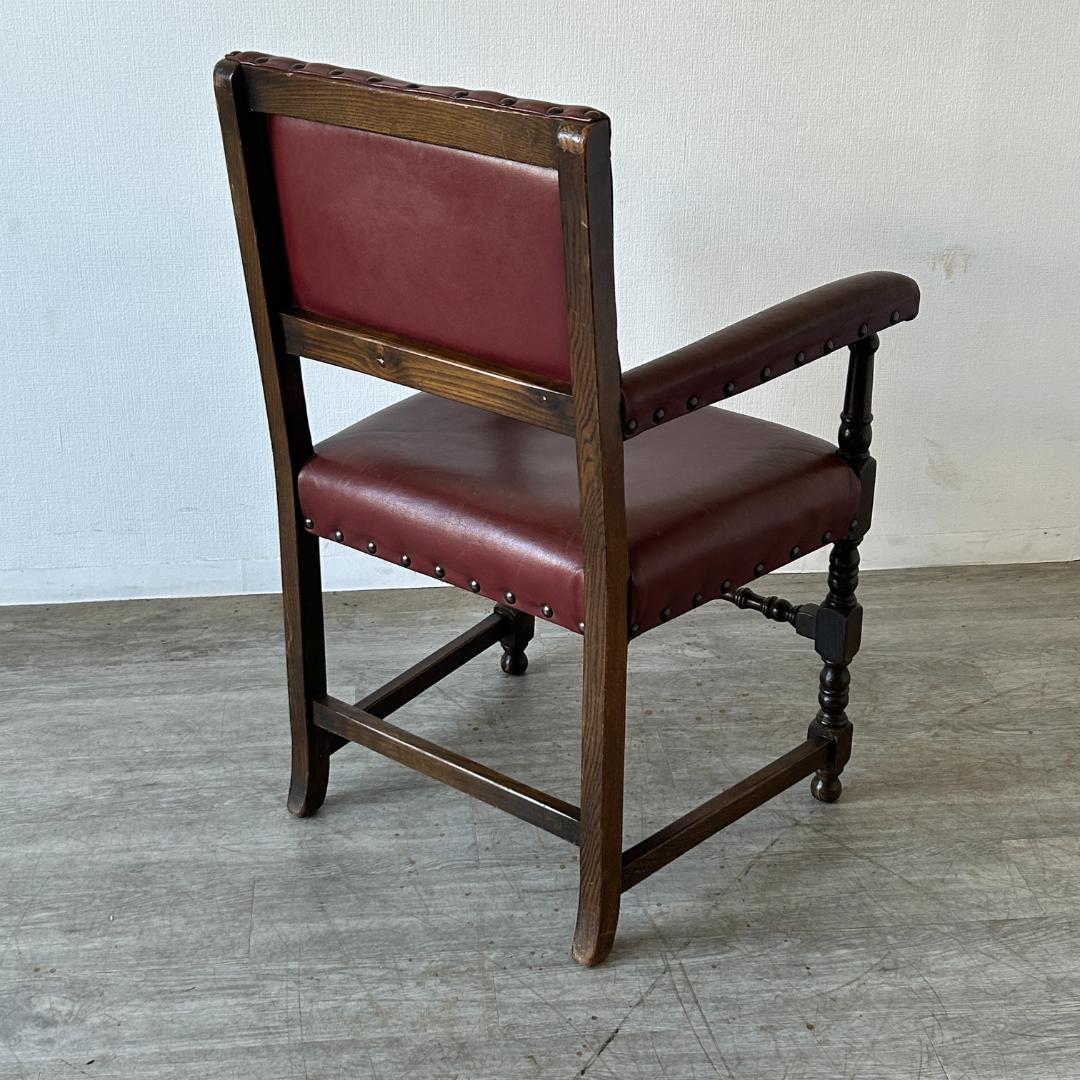 イギリス アンティーク家具 アーム チェア 1930年頃 858A