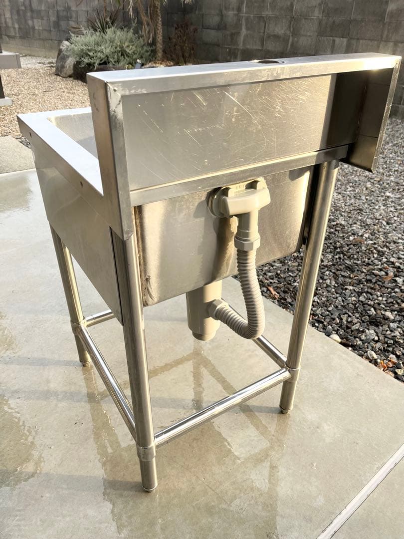 ステンレス1槽シンク 流し台 業務用　500×600×800