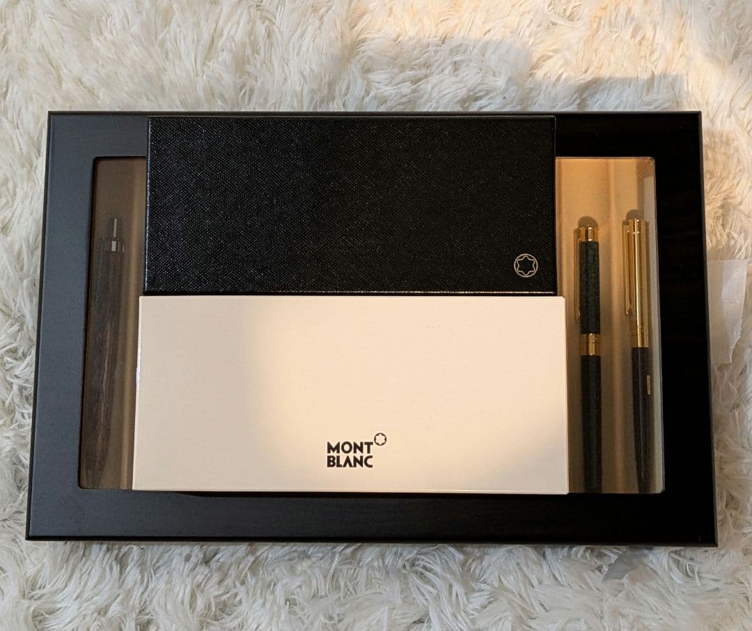 美品　MONTBLANC　モンブラン　ペンケース　SIENA 3本用　30303