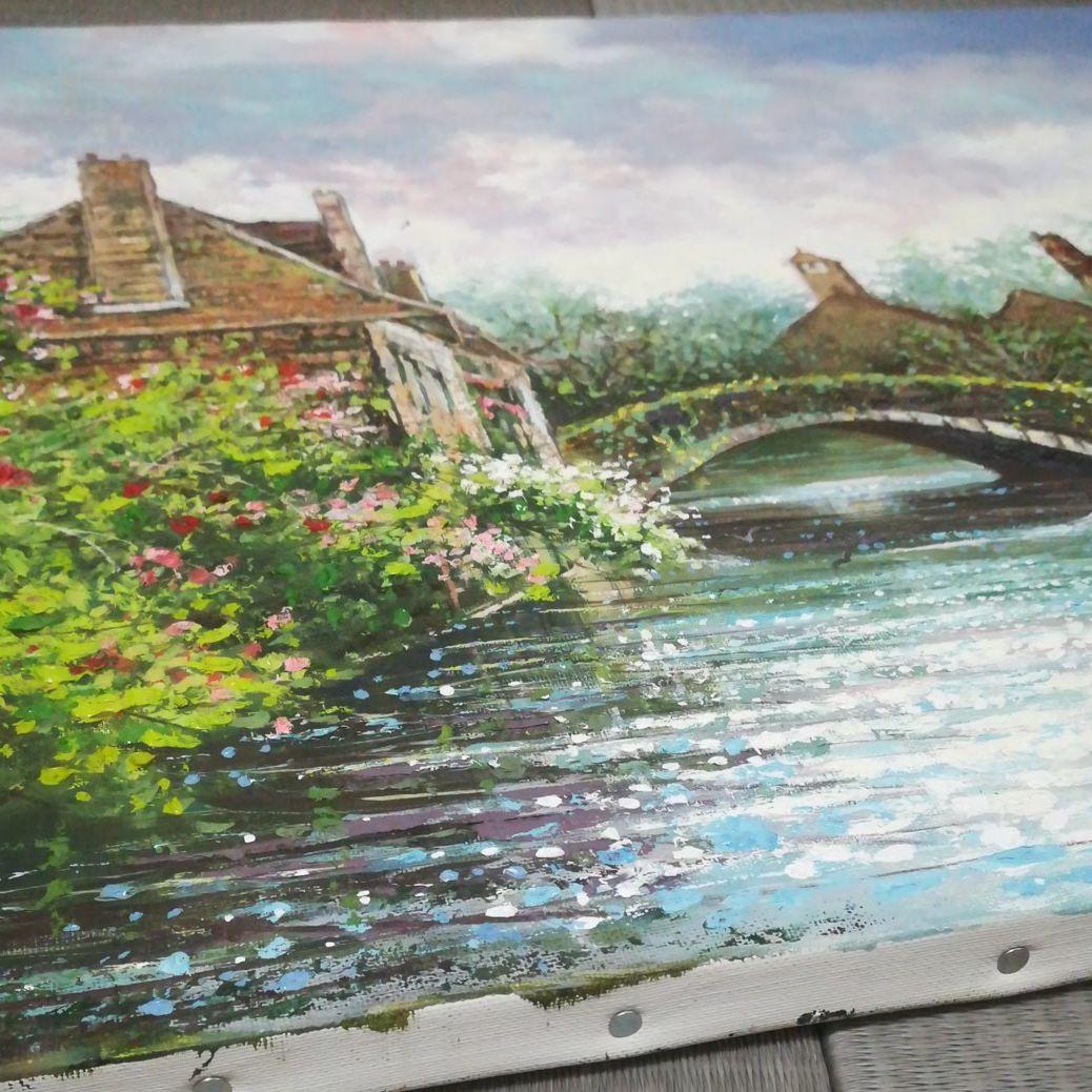 水の都ベニス　油絵