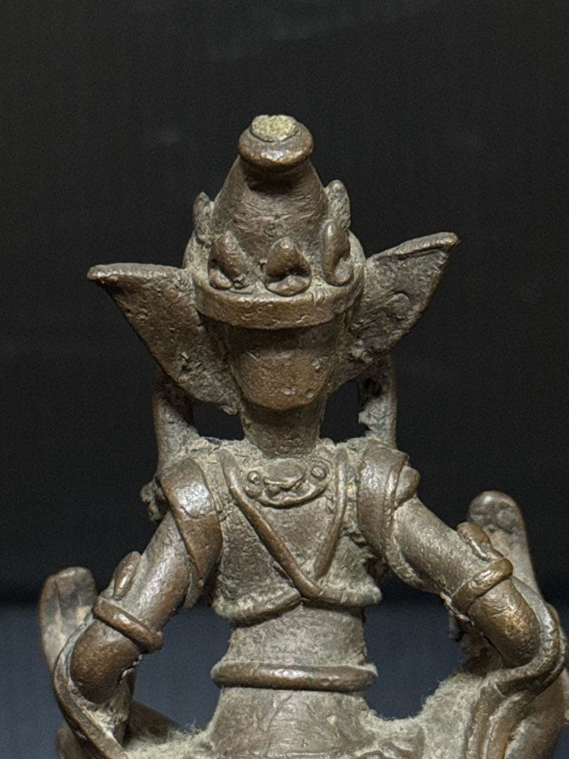 時代 古作 仏教美術 古銅 銅製 小乗仏教 菩薩 梵天像 仏像
