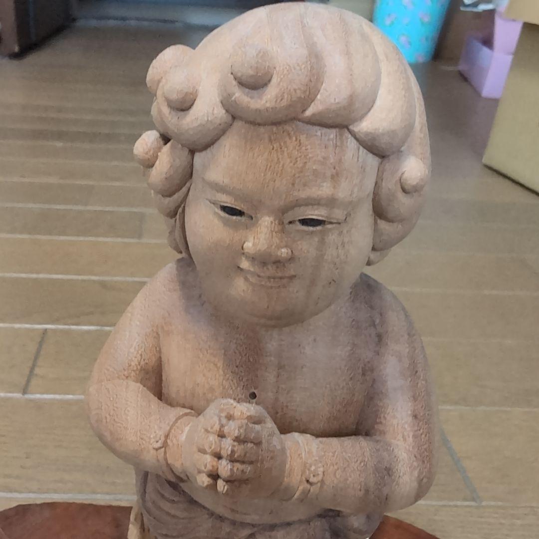 仏像彫刻　宇野孝光　童子像