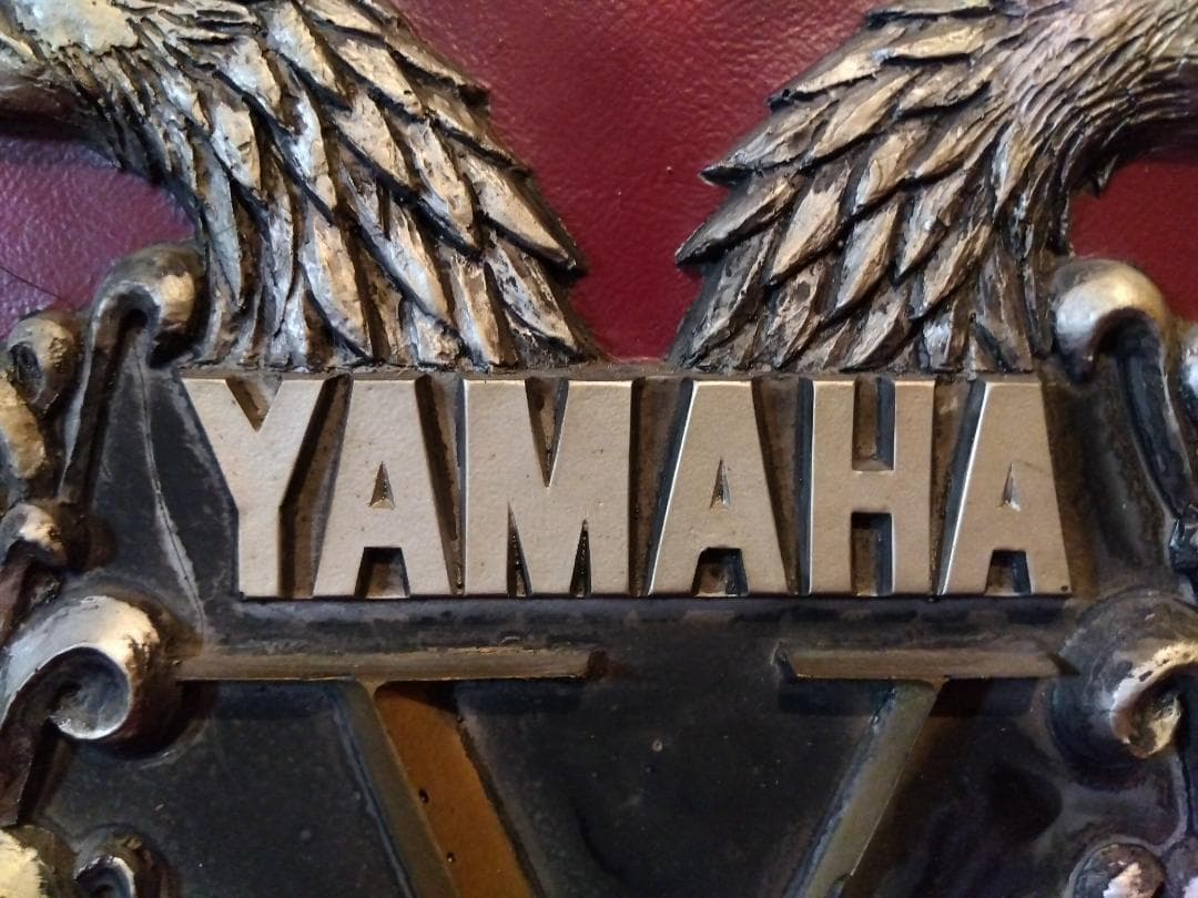 【激レア】YAMAHA★ヤマハ　Vメイト　バイク／レア看板　レトロ　希少