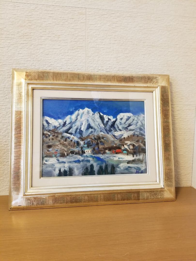 油絵 額縁付き