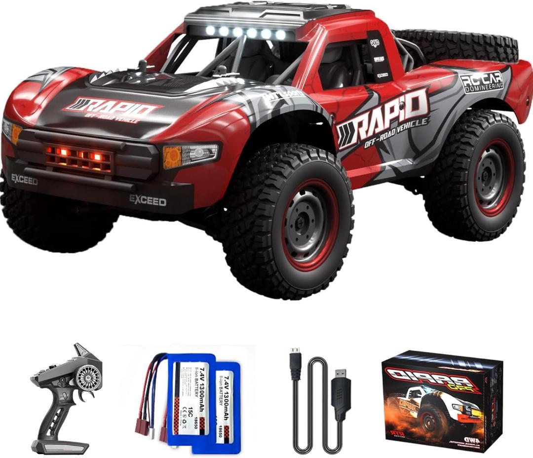 高速 ラジコンカー 40㎞/h ブラシレスモーター プレゼント　赤