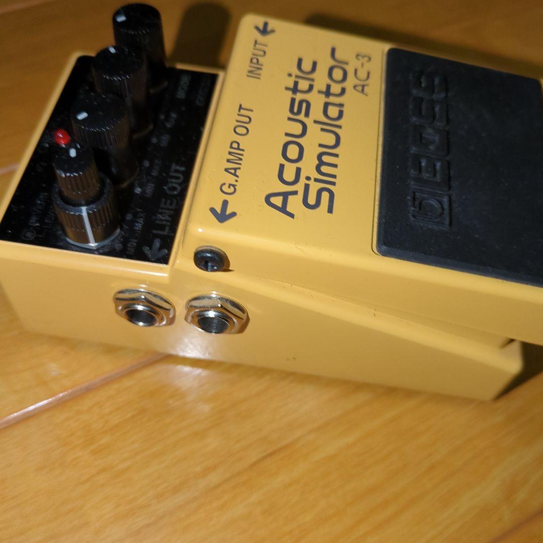 BOSS AC-3 Acoustic Simulatorと電源psa-100s