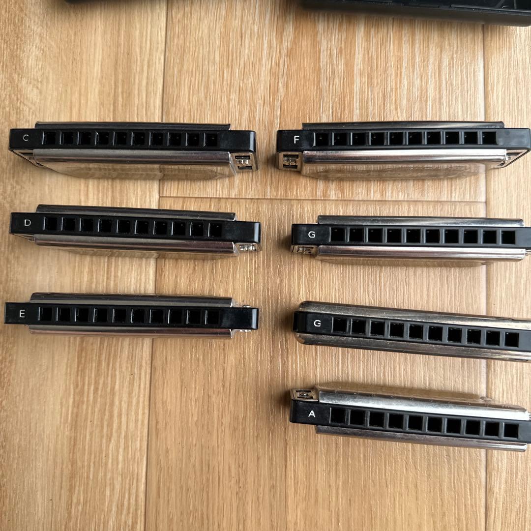 MAJOR BOY & ULTIMO ブルースハープ　ハーモニカ7本セット