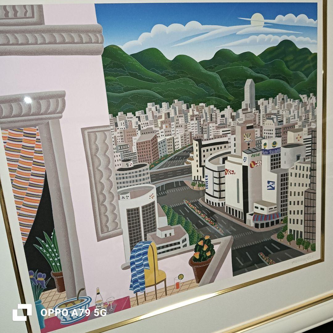 ☆神戸シリーズ　トーマス・マックナイト　限定版画　真作　入手困難　神戸の風景
