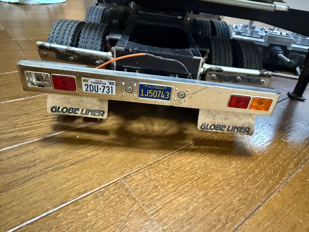 -*-様 タミヤRC　グローブライナー タンクトレーラー ラジコン